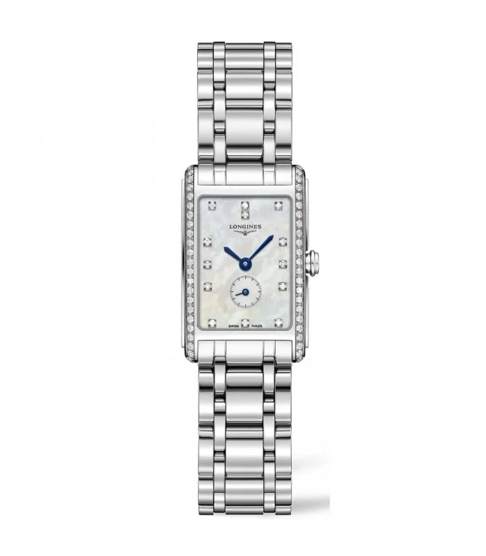 LONGINES Водолазка женская Мини Кварц бриллианты жемчуг L5.255.0.87.6