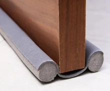 Tira de sellado inferior Flexible para puerta, tope de sellado para puerta, burlete, bloqueador de polvo y viento, 93CM