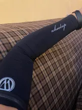 WHeeL UP-Manga de brazo para ciclismo, protección solar UV, suave, transpirable, compresión, deportes, refrigeración de conducción, manga para el brazo, agujero para el pulgar