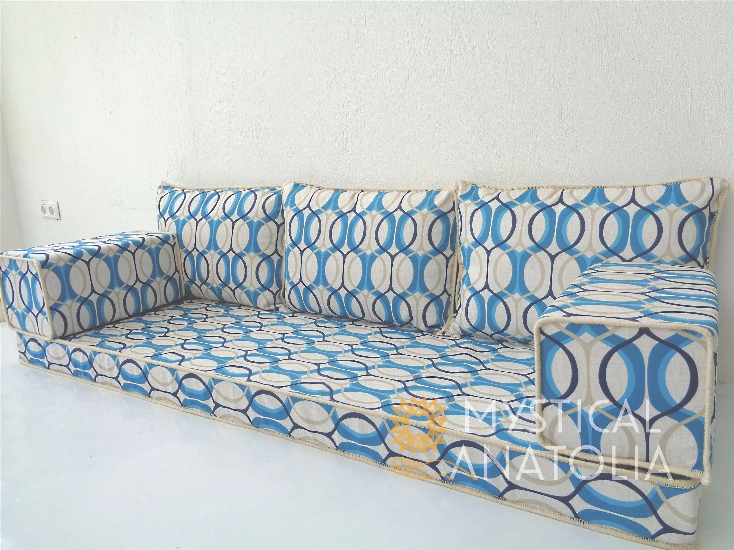 Japanese Floor Seating Living Room Furniture Couches Jalsa Majlis Modern Arabian Hookah Lounge Home Decor Bench Cushion