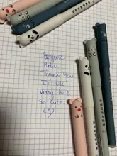 20 piezas bolígrafo borrable recargable 0,35mm azul/negro tinta magia bolígrafo borrable recargable estudiantes de escritura de regalo de pluma artículos de papelería para estudiantes