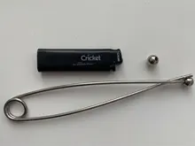 Accesorios esféricos plateados de cabeza de serpiente duraderos, abridor de boca, herramientas de señuelo de agarre de labio, pinza de pescado, dispositivo de desenganche