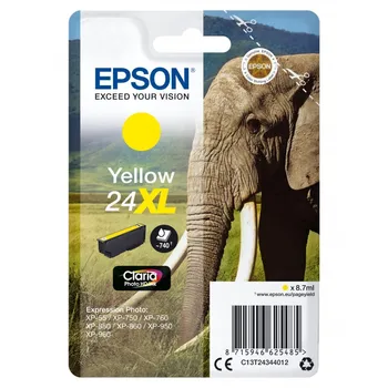 

Epson Elephant Cartridge 24XL yellow