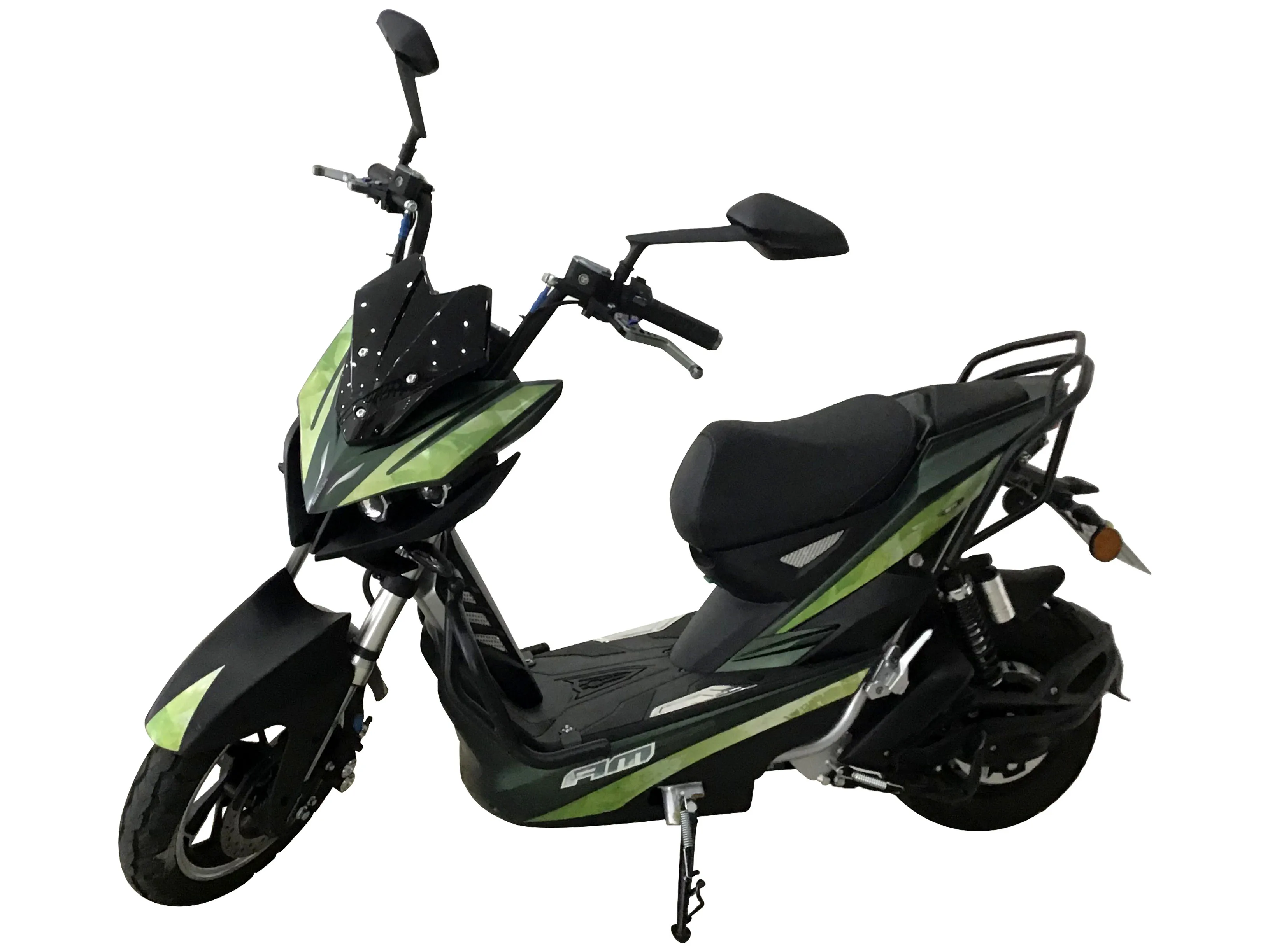 Black AIMA мотоцикл электрический Premium-Jeek-1200 Вт мотор и контроллер 12 трубок - Цвет: Black