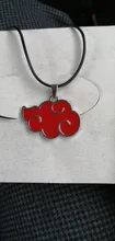 Donsheng-collares con logotipo de nube roja de dibujos animados, collares de Metal para seguidores, regalo-30