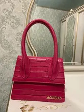 Square Bag Messenger-Bags Womens Handbag Crocodile-Pattern Shoulder Small Mini Fashion