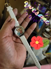 Reloj de moda niños dibujos animados Relojes princesa Elsa Relojes de Anna de cuarzo reloj de los niños reloj niño niña regalo horas Relojes reloj