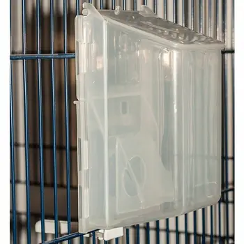 

Plastic hopper feeder for birds