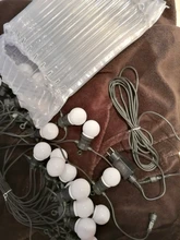 Bulb-String-Lights Globe Garland Cafe-Decoration Christmas Holiday IP65 Outdoor Waterproof