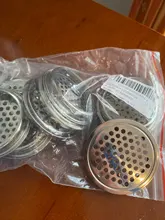 Mesh Grille Ventilation Air-Vent-Hole Louver Stainless-Steel Round Flat-Surface 10pcs/Lot