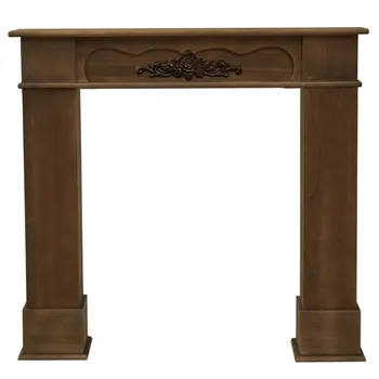 

Rebecca Mobili Mantelpiece Fire Surround Wood Brown Classic Style 99x103x18