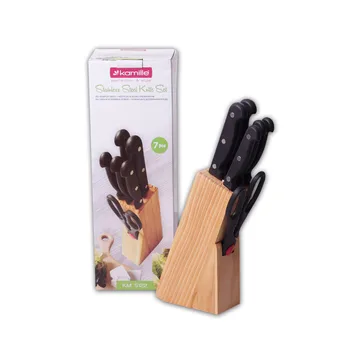 

7-piece stainless steel knife set with Bakelite handles Kamille, km-5122
