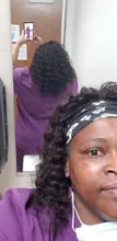 Vanlov brasileño agua Diadema con ondas Peluca de cabello humano sin costuras completa máquina pelucas de cabello humano Remy peluca y bufanda para las mujeres negras