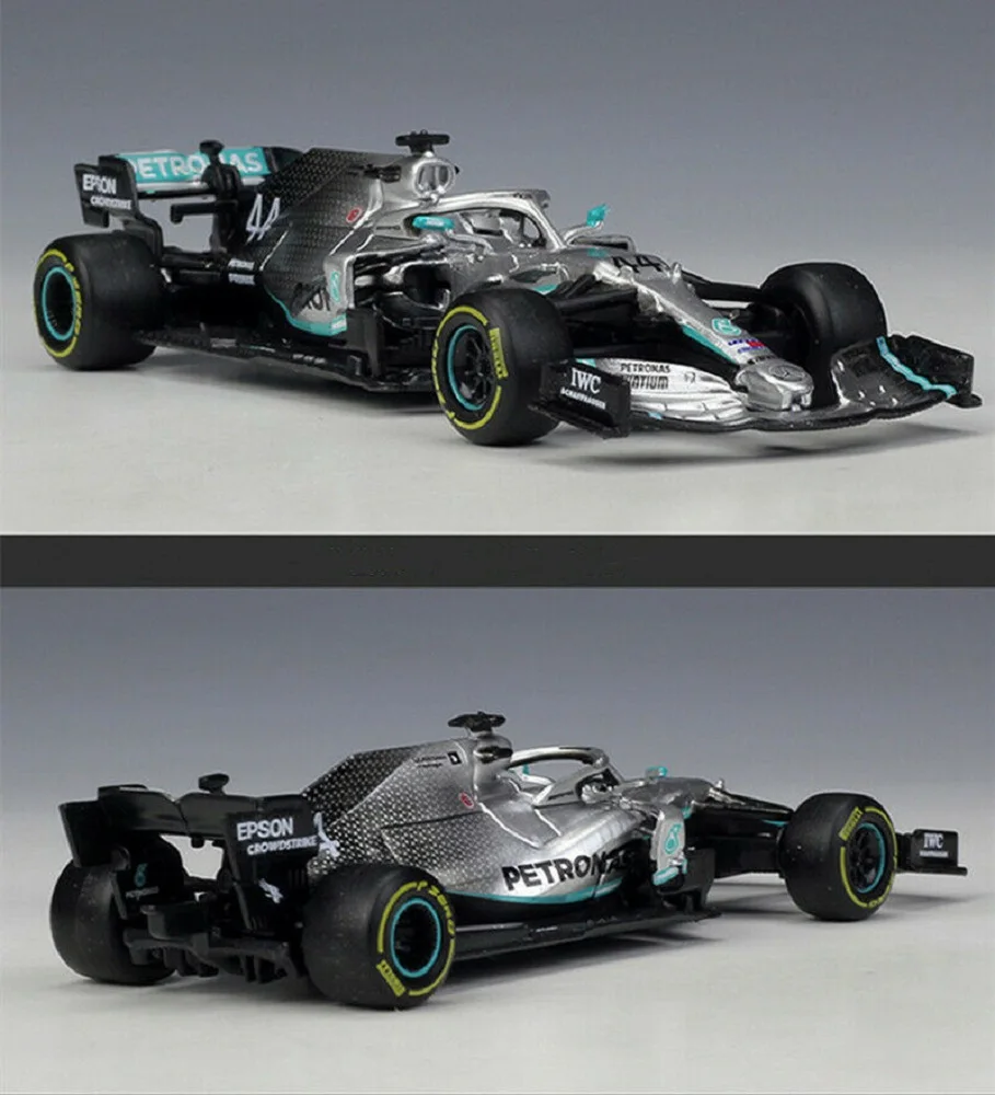 Bburago Mercedes AMG Petronas 1:43 #44 F1 2019 W10 Coche Modelo Lewis Hamilton 