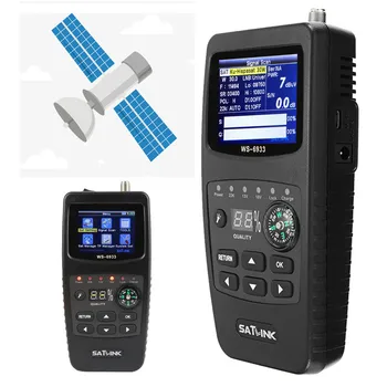 

Satlink Ws 6933 Satellite Finder Meter DVB S2 FTA Cku Band Digital Satfinder LCD Flashlight Sat Finder