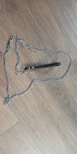 Cadena de Metal resistente antimordida para perros pequeños, medianos y grandes, correa de perro, correa de mano, correa de cuero PU, cadena de hierro, accesorios para mascotas