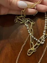 DAXI collar mujer colgante cadenas de oro luna collar cruz boho collar de perlas collares de moda 2020 collares largos accesorios mujer