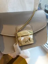 De alta calidad bolsos de cuero genuino de las mujeres cadena de oro bolsa de lujo Cartera de mujer con diseño exclusivo de moda 100% bolso de piel de vacuno