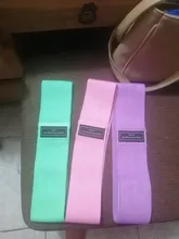 Banda elástica antideslizante para Yoga, banda de goma de la aptitud para ejercicios de estiramiento de cadera