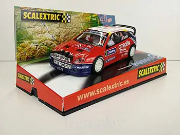 

SCX Scalextric Slot Car 6171 Compatible Citroën Xsara WRC World Champion Loeb No. 3