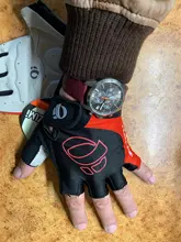1 par de guantes de ciclismo dedo medio Anti-Slip Anti-sudor de Gel de montar en bicicleta guantes Anti Shock MTB Carretera de montaña guantes deportivos de moto