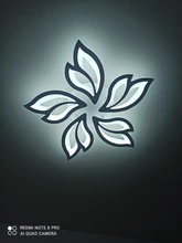 Modern LED Chandelier Light Bedroom Living-Room Ceiling Remote-Control-Function 