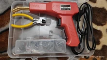 Soldador de plástico, herramientas de garaje, grapadora caliente práctica, máquina de reparación de plástico PVC, reparación de parachoques de coche