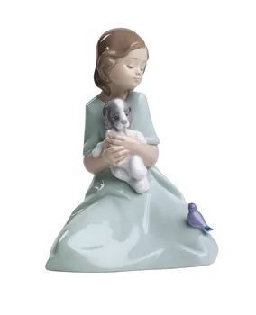 

NAO Figure My Little Friends. Sculpture Decoration Girl. Girl Porcelain
