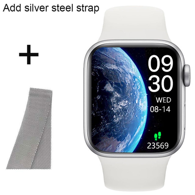 Smart Watch Men Women Smartwatch Wireless Charging Dial Calls DIY Face Heart Rate Body Temperature Monitor Fitness Bracelet