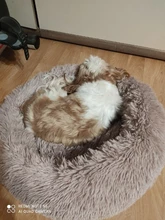 Dog-Bed Large Kennel-Sleeping-Bag Pets Cat Round Washable Plush Soft Little-Medium Long
