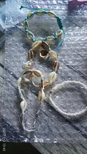 IPARAM-Pulsera de cuerda con conchas para mujer, brazalete de hilo, tobillera, estilo bohemio, vintage, playa, fiesta