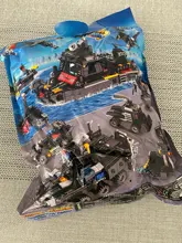 YUKALA-Camión de policía SWAT de ciudad, modelo de bloques de construcción técnica, Playmobil, DIY, piezas, juguetes para niños, 8 en 1, 695 Uds.