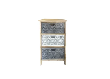 

Cabinet furniture wooden cabinet with drawers iron model Miguel
