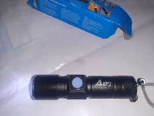 Flashlight Torch Lamp Bicycle Mini-Usb Rechargeable Outdoor Waterproof Handy 3-Mode Zoomable