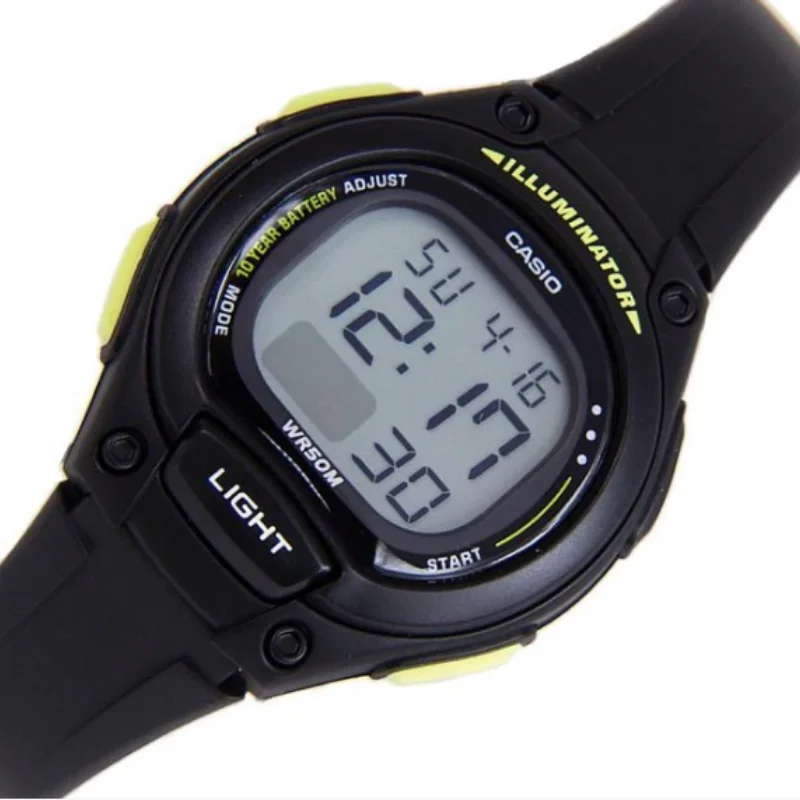 Женские Оригинальные ретро часы Casio 100 водонепроницаемость 50 м цифровые