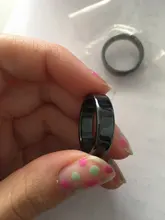 Anillos planos de hematita, joyería de calidad AAA, 6 mm de ancho, 1 unidad, HR1002