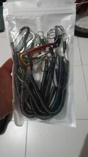 Cordones de pesca Multicolor, cuerdas multicolores para Kayak, acampada, Alicates de seguridad, agarres de labios, aparejos, accesorios de pesca, 6 uds.
