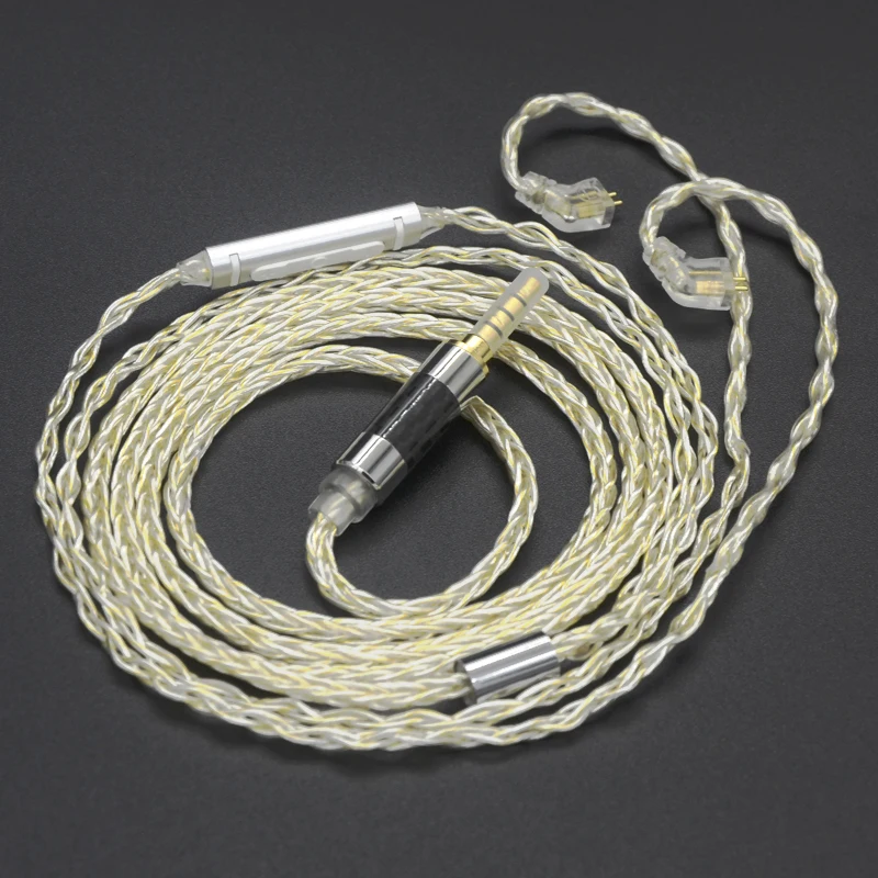 Headphone Upgrade Cable With Microphone Double Needle