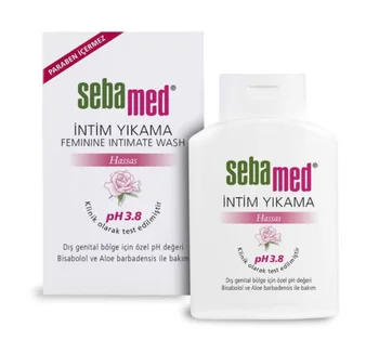 

Sebamed Liquid İntim 200 Ml organic syndet complex Glucoside genital area disinfecting cleaner germ bactericidal