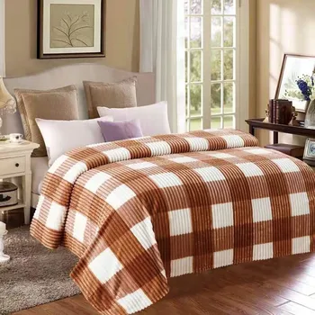 

Soft luxury plaid for sofa and bed 100% bamboo fiber