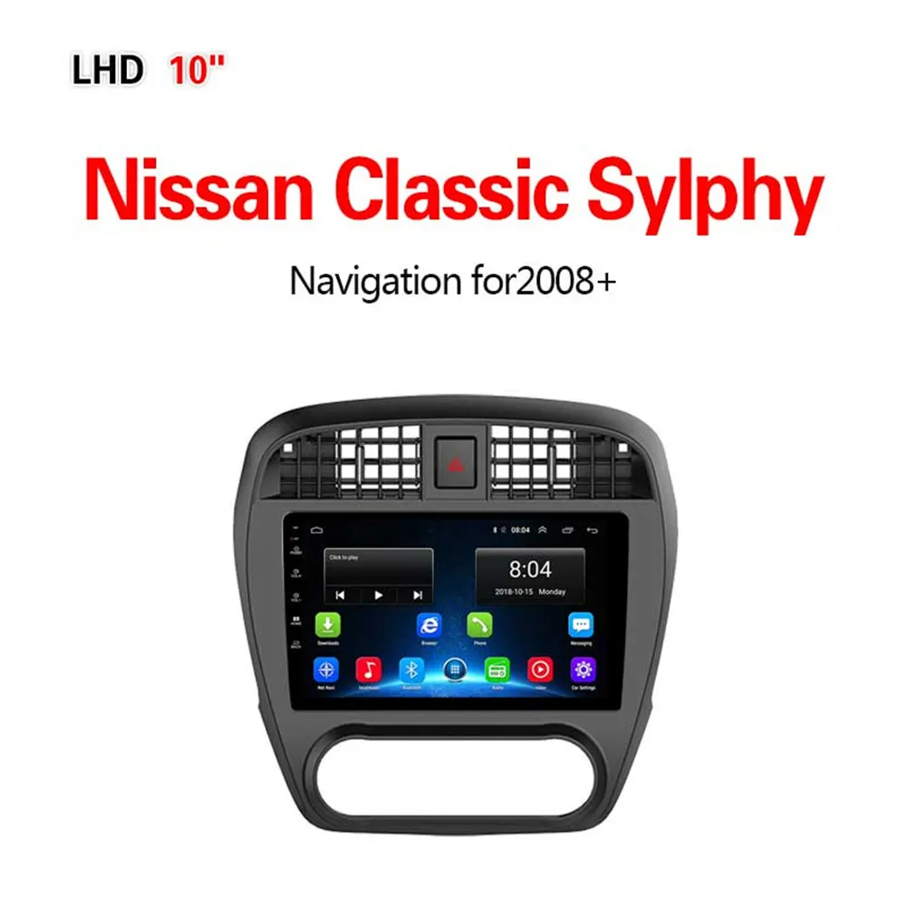 Lionet gps навигация для автомобиля Nissan Classic Sylphy 2008+ 10,1 дюймов LN1001Y - Размер экрана, дюймов: 4G 1G16G