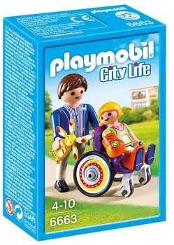 

Playmobil 6663 child with wheel chair toy articles created Manual