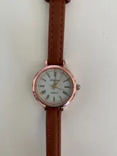 Relojes Retro marrones para mujer, pulsera pequeña de piel, de marca a la moda, 2019