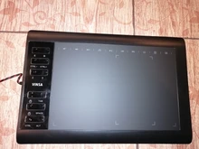 10x6 Inch Professional Graphics Drawing Tablet 12 Express Keys with 8192 Levels Battery-Free