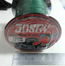 Fishing-Line Braided Multifilament JOSBY Black Japan 8-Strand PE 500m 18LBS-85LBS