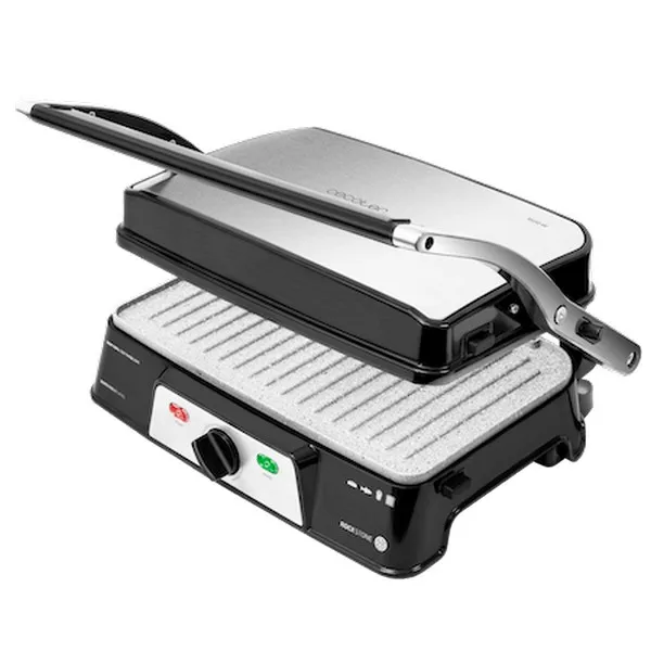 Контактный гриль Cecotec Rock'n Grill 1500 Take& Clean 1500 Вт черный серебристый