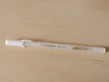 Rotuladores de pintura de tinta blanca, bolígrafo de Gel de 0,8 MM, regalo para niños, papelería, útiles escolares para estudiantes de aprendizaje de oficina