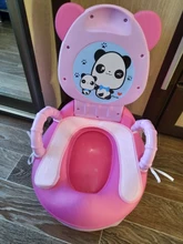 Orinal de plástico suave para bebé, orinal infantil de entrenamiento, asiento de entrenamiento, silla de inodoro