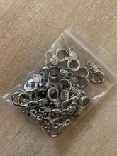 30 cierres de langosta de Metal de 16mm para collares pulseras ganchos Cierre de cadena accesorios artesanales para la fabricación de joyas DIY