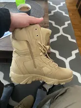 Military-Boots Hiking-Shoes Army Outdoor High-Top Mens New Anti-Collision-Quality